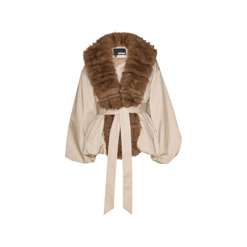 Rotate Neutrals Jackets - Faux Fur & Shearling Jackets Women